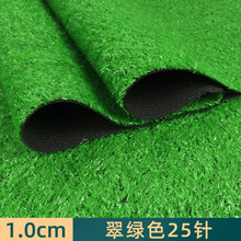 上院地毯 满铺人造草坪  塑料草皮仿真人造草坪幼儿园楼顶阳台人工假草皮假草皮 1.0cm厚-25针翠绿 宽幅2米每平价