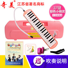 奇美32键37键口风琴小黄莺小精灵儿童中小学生教学入门演奏口风琴 37键小精灵粉色