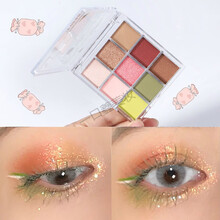 网红小灯泡神仙钻石高光液学生脸部提亮鼻影侧影立体闪粉卧蚕 +9色日系可可盘PJ605-3 小灯泡高光液