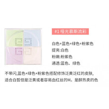 散粉四宫格小样定妆粉隐形毛孔中样体验装无痕遮瑕蜜粉6g【一号四色】 1#慕斯淡彩-不闪(6g)
