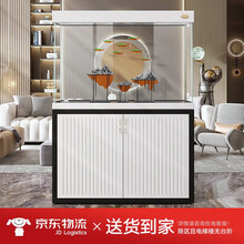 【送货到家限区】Eyckee爱客缸内无管件超白玻璃下过滤客厅鱼缸 热带鱼家用懒人免换水水族箱 E款缸内无管件/长80+宽33+高139+手机控制