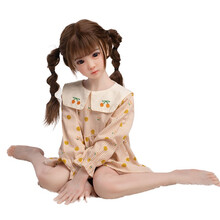 迪木实体娃娃小型幼小全身小型全硅胶娃娃非充气娃娃男用真人娃娃可定制发声加热白条成人性用品阴臀倒模 全实体娃娃110cm（沫儿）素装版 标准站立款