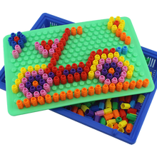 插珠玩具智慧拼盘蘑菇钉儿童拼图塑料拼插组装立体拼装男孩 智慧魔盘600粒钉+收纳筐+2插板+