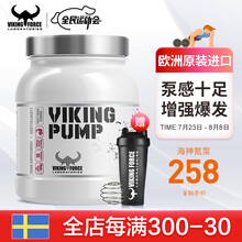 【加量装300g+50g】北欧海盗一水肌酸粉增肌肌酸粉氮泵非bcaa支链氨基酸粉 蛋白粉补充剂 柠檬味氮泵【400g-引爆训练状态-囤多件更优惠】