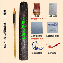 楠竹竖吹巴乌横吹巴乌成人学生初学巴乌乐器F调定制款 楠竹竖吹巴乌降B+盒子