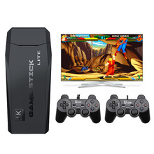 酷孩高清连接电视游戏机PSP迷你游戏盒子FC红白机家用复古怀旧老式游戏机经典三国战纪拳皇街机游戏机 RS-180双有线手柄64G（全国8仓就近发货）