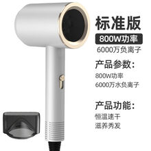 吹风机家用大小功率学生宿舍电吹风筒蓝光负离子不伤发吹风机韩雀 洁白无瑕 宿舍【功率800瓦】实惠