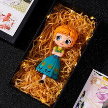 七夕情人节生日礼物送男朋友女朋友冰雪奇缘艾莎安娜5岁小女孩子8公主儿童4岁女童7玩具3一9芭比娃娃定 322安娜 (精美礼盒)