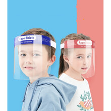 面罩透明全脸男女儿童面屏 儿童粉色1个装（适合4-12岁）