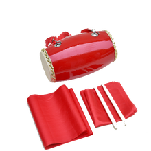 苗乡缘幼儿园腰鼓 儿童成人木质腰鼓 老年秧歌队腰鼓 14CM腰鼓 鼓棒+背带