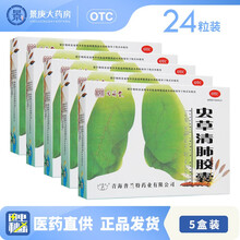 同济堂 虫草清肺胶囊 24粒 润肺补气 清肺化痰平喘 慢性支气管炎 咳嗽痰多 5盒装