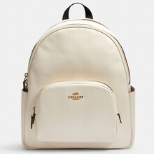 蔻驰 COACH 奢侈品 女士中号皮质 白色双肩包5666 IMCHK