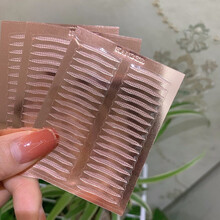涵贝尔双眼皮贴自然无痕单面肿眼泡单眼皮橄榄形细长款窄款内双肿眼泡 玫瑰-梯形10张 360贴 10张装