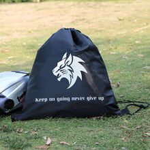 摩托车头盔收纳袋 头盔袋摩托电动车头盔包加厚全盔半盔男女防水折叠便携收纳双肩包 黑黑狼【半盔特惠款+内兜】