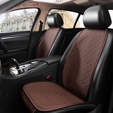 2021款小蛮腰汽车坐垫夏季凉垫车垫座垫四季通用座椅垫真皮牛皮2020款2019款2018款17款 咖色 奥迪A6L Q5L Q2 Q3 A4L Q7 A8
