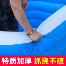 儿童游泳池家用户外大型充气家庭水池加厚塑料宝宝婴儿泳池 3.6米三层蓝白