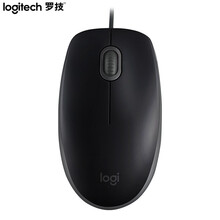 罗技（logitech）舒适操控 有线鼠标 M110 