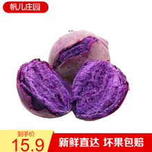 帆儿庄园  正宗农家自种新鲜蔬菜紫薯甜红薯香薯地瓜生鲜 4.5kg