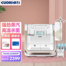 卓力 （CuoRi ）增压蒸汽挂烫机 手持双杆家用熨烫衣服蒸汽电熨斗RE500