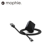 mophie充电器20w线充PD套装苹果华为墙充头iPhone12快充数据线USB-C充电两件套 黑色