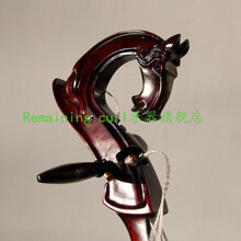 新款专业马头琴挖板 蒙古国款式马头教学配琴盒马头琴 酒红色