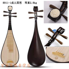 练习琵琶8911专业演奏花梨木琵琶鸡翅木琵琶儿童琵琶8901 成人硬木8911-1