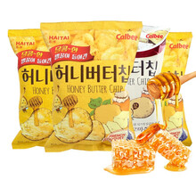 【张艺兴同款】韩国进口卡零食海太乐蜂蜜黄油薯片60g*6袋比土豆片网红休闲膨化零食小吃炒饭晚上充饥 奶酪味2袋+蜂蜜黄油味4袋