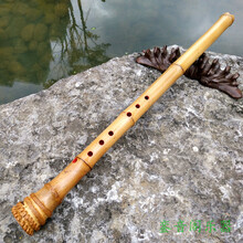 桂竹两节南箫六八孔专业演奏萧大头竹根唐口尺八 6孔G调南箫