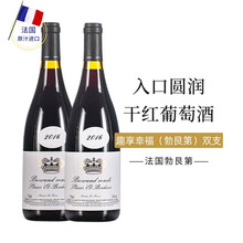 布朗康帝BrownCondi 法国高端干红葡萄酒红酒礼盒14度整箱 【趣享幸福】双支装