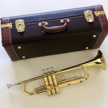 巴哈型小号乐器演奏款镀银LT197S-100降B调雕花好吹省力初学乐队定制款 黄铜材质款  小号