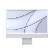 Apple苹果 iMac 24英寸 4.5K屏 新款八核M1芯片(8核图形处理器) 8G 256G SSD 一体式电脑主机 银色 MGPC3CH/A