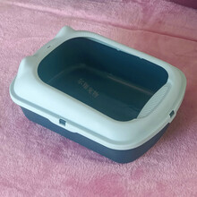 猫砂盆防外溅全半封闭式大号小号猫厕所幼猫沙盆猫咪用品 猫耳款-抹茶绿-大号