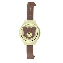 卡通手表无叶小风扇静音2021抖音新款usb充电创意儿童迷你小风扇 熊仔