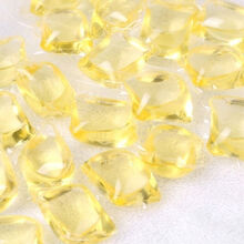 洗衣凝珠持久留香强力去污杀菌洗衣液网红洗衣神器浓缩洗衣球盒装 黄色 --【香水型】 80颗【低价冲量买到赚到】