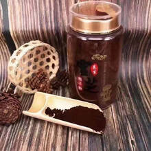 长白山柞木灵芝赤灵芝头道灵芝粉灵芝孢子粉孢子油 瓶装250克配木勺送灵芝片