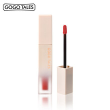 戈戈舞（GOGOTALES）小白管唇釉丝绒雾面哑光初学者学生平价口红不易脱色 702吃土奶茶色