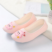 十月结晶 商场同款春夏季产妇产后月子鞋女包跟防滑室内时尚软底拖鞋产后用品可爱女 粉色云朵 36