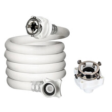 适用美的海尔松下全自动洗衣机进水软管加长上注水管延长接水管2米3米 3.5米加强型进水管(钢头