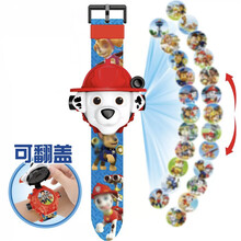 儿童玩具卡通电子手表3-8岁幼儿园小学生男孩女孩投影发光手表 毛毛24投影【送电池＋螺丝刀】