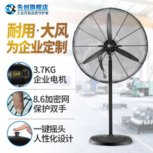 先创（XIANCHUANG）电风扇大工业风扇落地扇牛角扇大功率工厂强力电扇立式大风量吹甲醛除大风力 30寸-网罩直径80CM