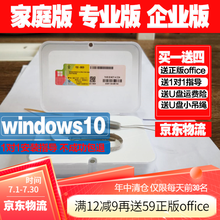 正版WIN10系统/windows10系统正版u盘/win10专业版/家庭版/企业版/激活码/密钥 win10家庭中文 U盘发京东 不含税不开票