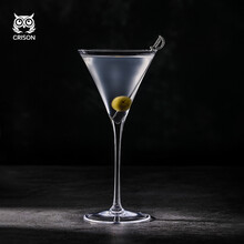 眠宇 MT CRISON日式马天尼鸡尾酒杯 水晶高脚杯 酒吧调酒马提尼杯
