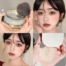 【第二件10元~】小奥丁冰雾散粉自然持妆控油保湿定妆粉蜜粉防水防汗遮瑕珠光哑光隐形毛孔不脱妆 03#自然哑光