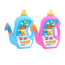 【三合一】儿童玩具枪全自动防漏水泡泡机m416泡泡枪灯光音乐电动八音枪男孩软弹枪礼物抖音网红同款 虹猫蓝兔泡泡液-1000ml（颜色随机）