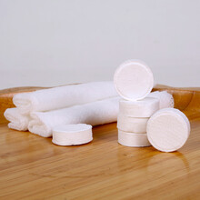 长城世喜 洗车毛巾 一次性压缩毛巾无纺布棉柔巾出行用  10粒装（20cm*20cm）