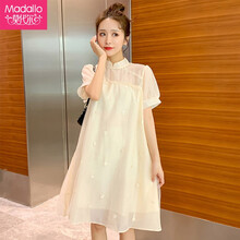 京东超市	
莫代尔Madallo孕妇装连衣裙夏季小香风潮妈孕妇裙子气质孕妇上衣孕妇连衣裙 XL