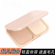 美宝莲 (MAYBELLINE) 梦幻丝绒蜜盒粉饼9G 定妆修容补妆粉饼保湿遮瑕控油 P01自然肤色