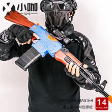 AK儿童玩具枪电动连发软弹枪M4突击步抢儿童吃鸡装备玩具枪绝地求生男孩子六一儿童节礼物 AK47软弹枪