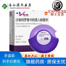 舒利迭 沙美特罗替卡松吸入粉雾剂 50ug/250ug*60吸(泡) 哮喘用药 1盒