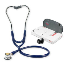 ERKA德国进口听诊器儿童双头听筒胎心灵巧双面听头jy 536亚光儿童听头深蓝色(收藏有礼